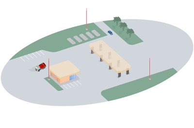 Требования и организация молниезащиты АЗС и резервуаров с горючим